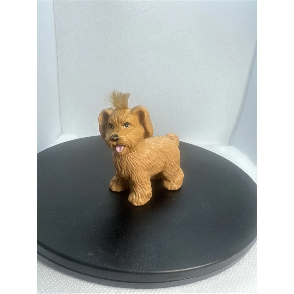 Fisher Price Loving Family Dog Puppy Dollhouse Pet Brown Hair 2.5